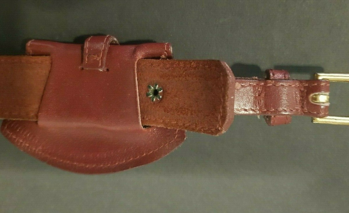 Vintage Omega Red Leather Belt with Silver tone Coil Buckle Vintage Omega Belt - Etsy main image 4