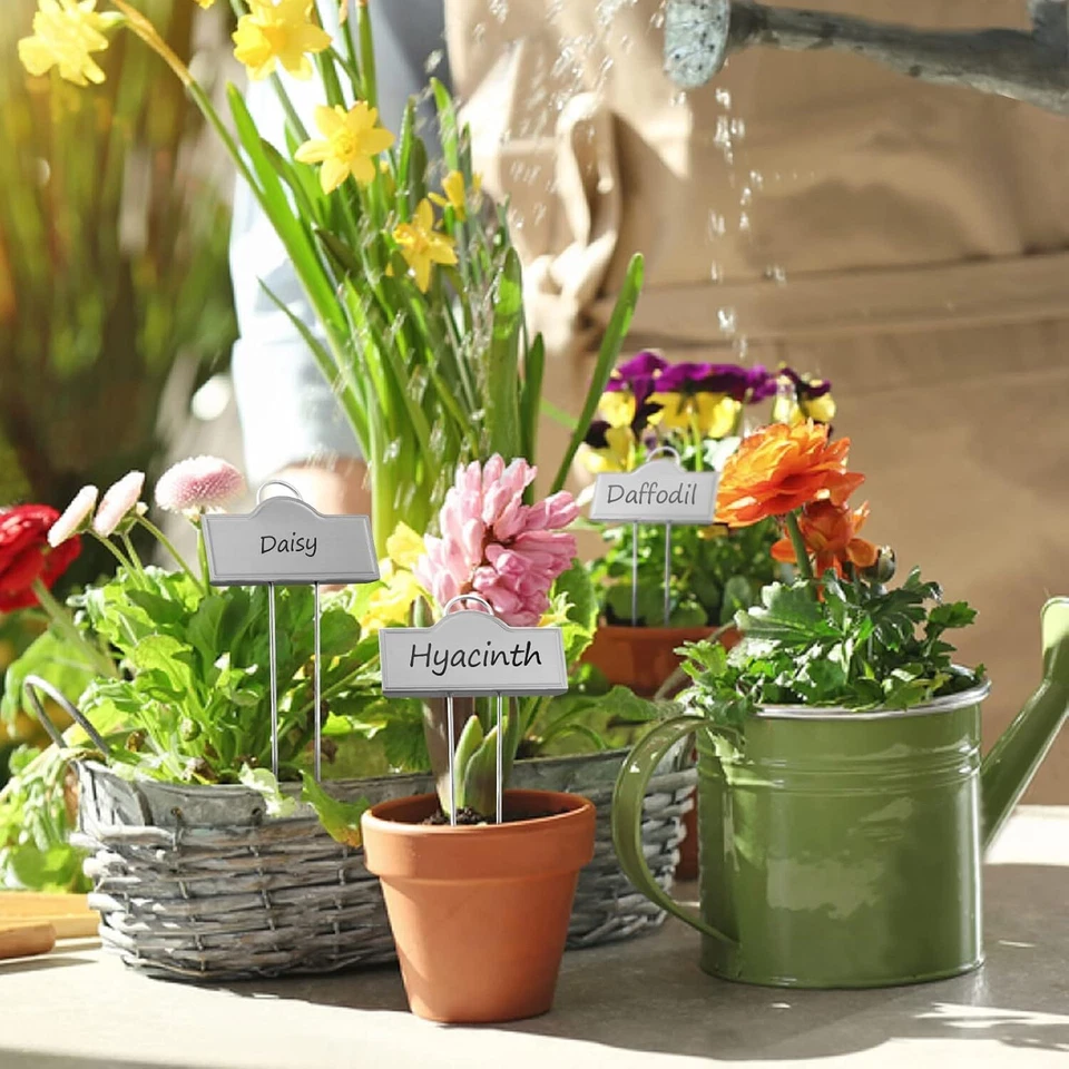 25Pack Garden Metal Plant Labels Weatherproof Stainless Steel 304 Garden Markers - Image 3 of 4