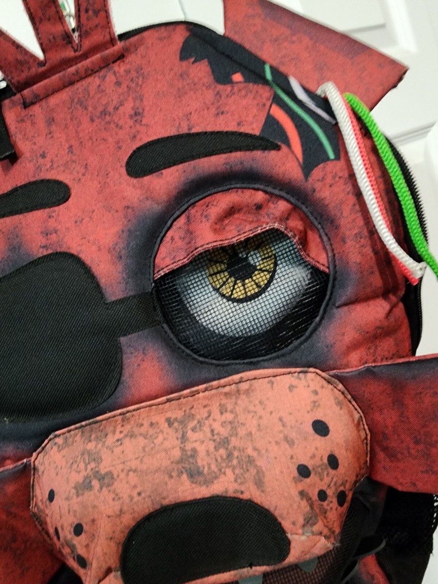 FOXY ツイード素材のリュック.バックパック　新品 HTF EUC 2018 Five Nights at Freddy's Foxy Cosplay 3D Backpack Dbl