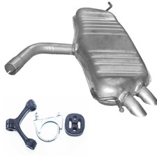 Nachschalldämpfer inkl.Montagesatz VW Touran  2,0TDi Diesel  02/2003-05/2010 Neu