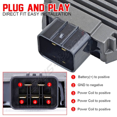 For Honda Voltage Regulator Rectifier TRX350 TRX400 TRX450 VT750 31600-HN5-671 - Bild 3 von 10