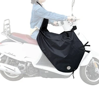 LUPEX SHOP COPRIGAMBE FELPATO UNIVERSALE SCOOTER REGOLABILE IMPERMEABILE ANTIVENTO MOTO