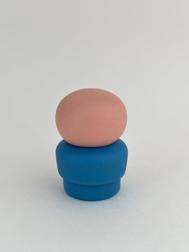 Vintage 1992 Fisher Price Little People Jumbo Chunky Blue Boy Figure - Picture 3 of 5