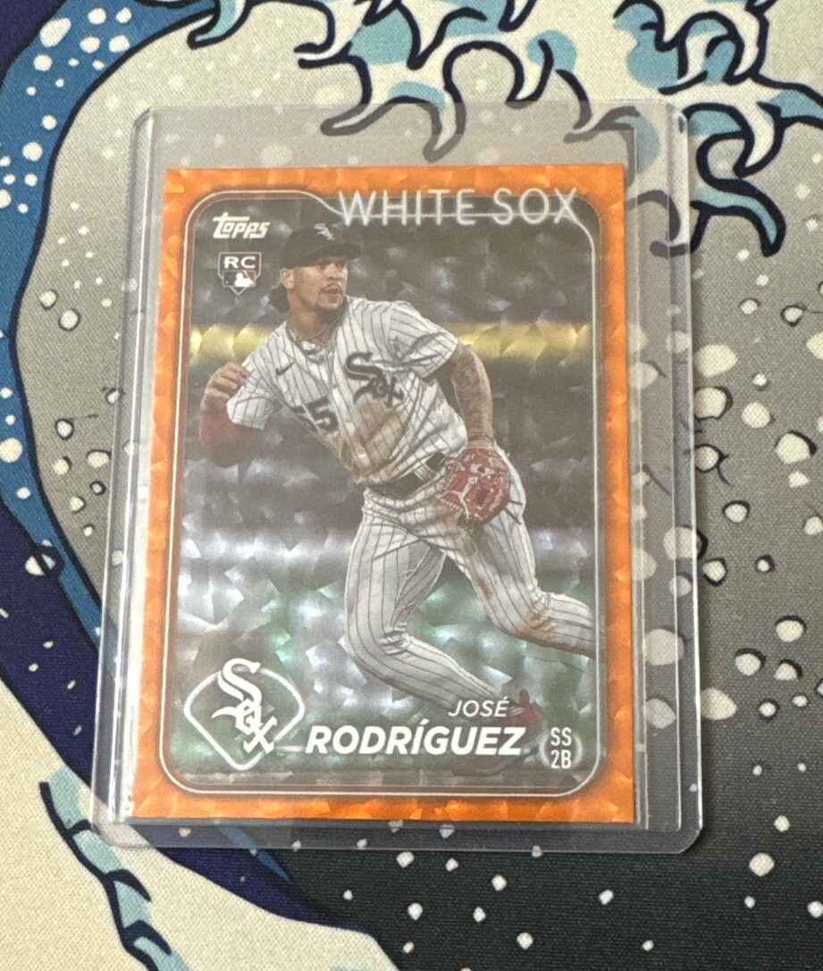 Jose Rodriguez  2024 Topps Series 1 -RC #86 Orange Foil /299 Chicago White Sox