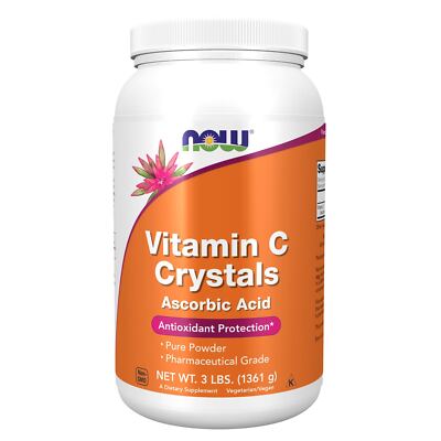 NOW FOODS Vitamin C Crystals 3 lb. Powder