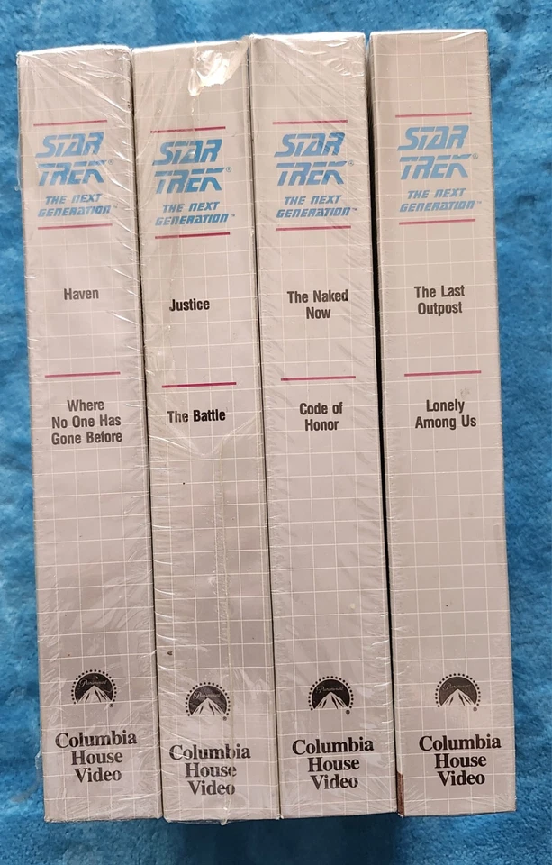 NEW Star Trek The Next Generation VHS The Collector's Edition Sealed - 4 VHS LOT - Image 4 of 4