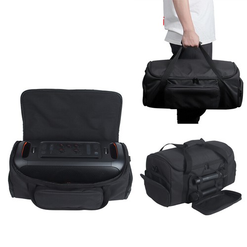 Black Stroage Shoulder Bag for JBL PartyBox On-The-Go Speaker Accessories Travel - Picture 4 of 15