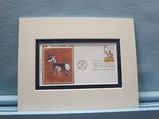 Great American Wildlife - The Pronghorn & First Day Cover of its own stamp