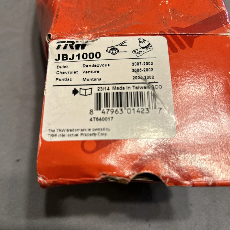 全新 TRW 球 JOINT JBJ1000 适用于 02-05 雪佛兰冒险,02-07 BUICK RENDEZVOUS — 第 3/3 张图片