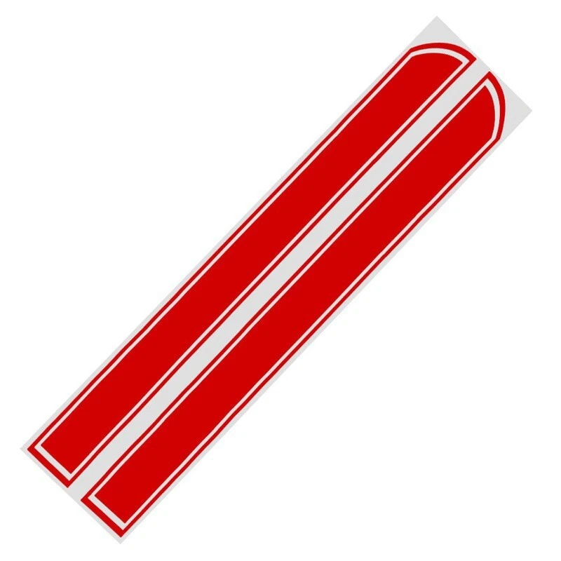 2X Racing Hood Stripes Decal Bonnet Vinyl Stickers For Car SUV Truck Universal - Image 4 of 4