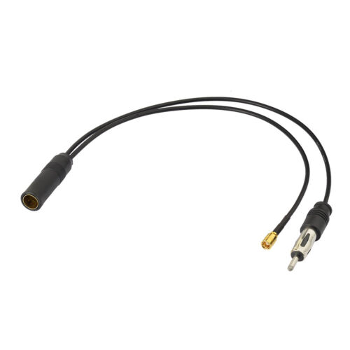 DAB + antena rozdzielacz antenowy adapter kabel konwerter SMB radio samochodowe aktywne AM / FM - Zdjęcie 1 z 4