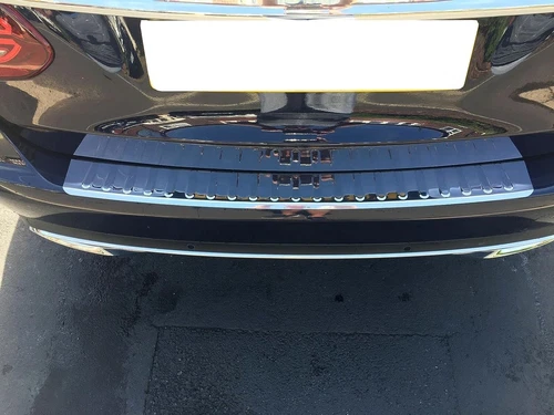 Chrome Rear Bumper Stainless Steel For Mercedes C Class W205 S205 2014-2021 - Picture 2 of 4