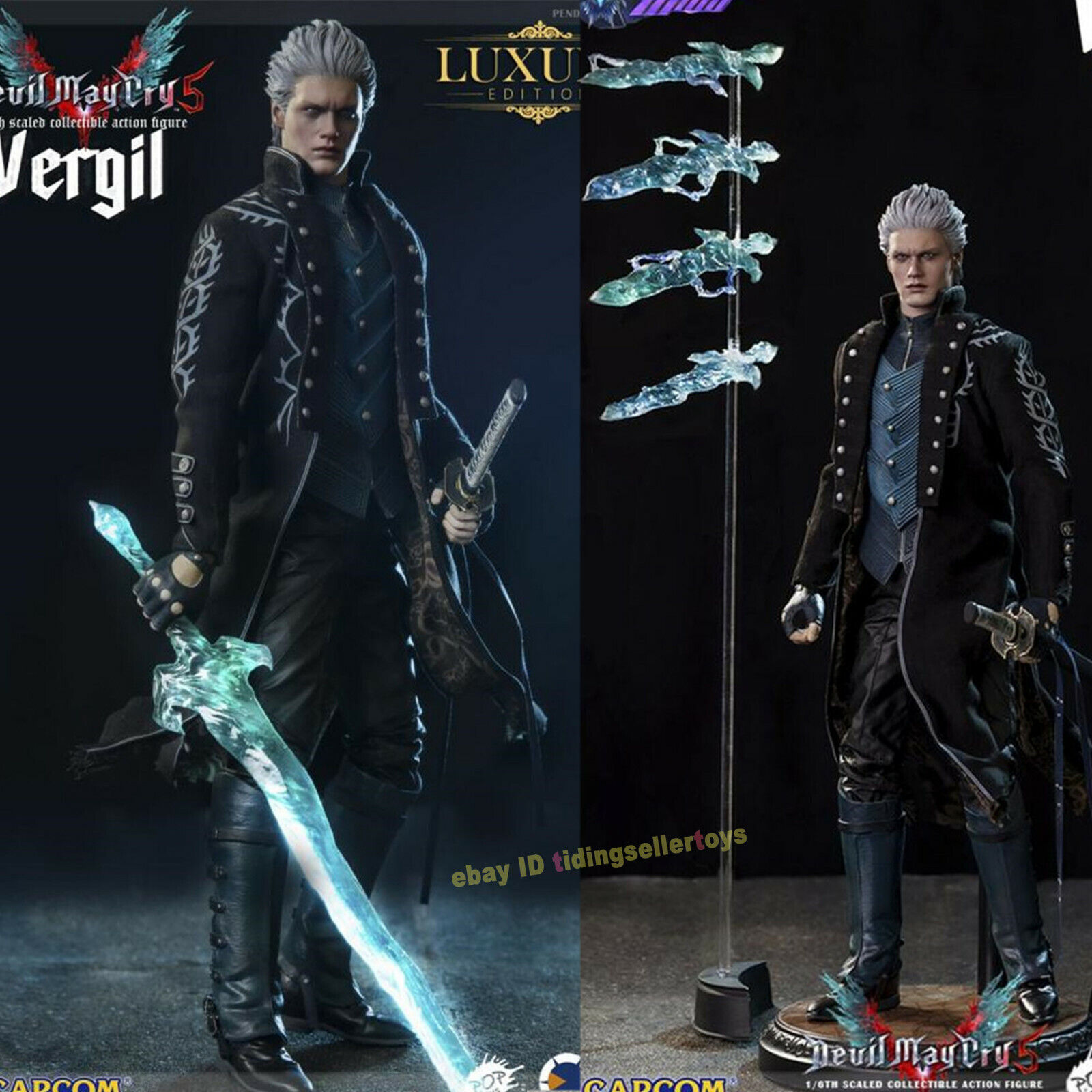 PRÉ VENDA: Action Figure Colecionável Vergil: Devil May Cry V