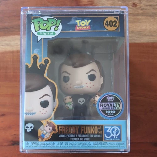 Funko Pop Digital Exclusive Toy Story Freddy Funko Sid LE 1919  In Protector