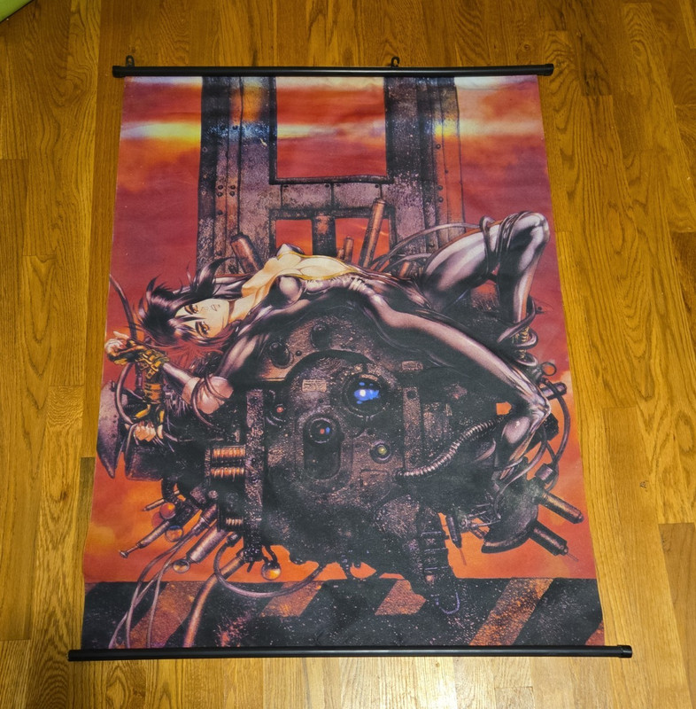 Vintage Ghost In The Shell Anime Wall Scroll