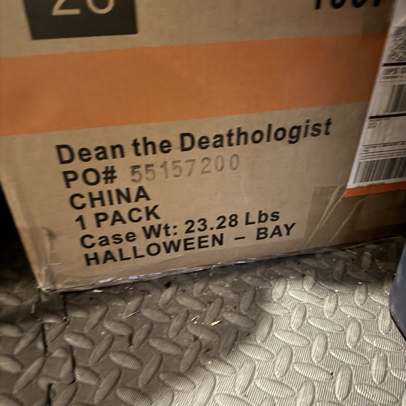 Dean the Deathologist Halloween Prop Box, MPN 55157200