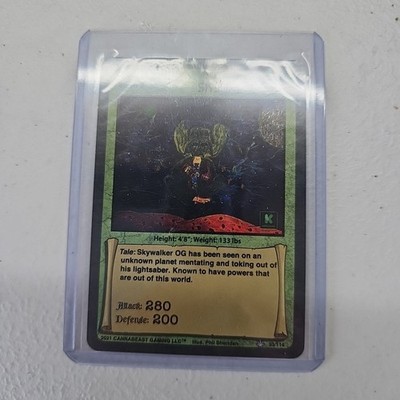 2021 Cannabeast TCG Skywalker OG 93/114 Kickstarter Holo Rare Card