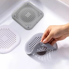 Bathroom Drain Hair Catcher Bath Stopper Plug Sink Strainer Filter Shower Covers