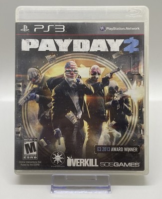Payday 2 (Sony PlayStation 3 PS3, 2013) Complete With Manual