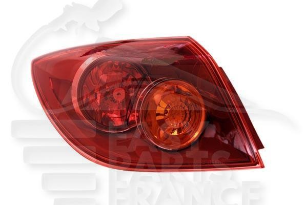 Feu arrière-gauche extérieur Mazda 3 pour réparer un phare cassé 5 portes