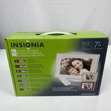 INSIGNIA Digital Picture Frame 15:9 7" Screen, Model NS-DPF7WM-09