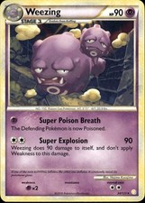 Weezing Rare HeartGold SoulSilver 34/123 LP on eBay