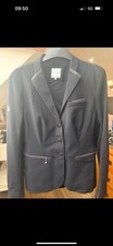 Black Samshield Premium Line Equestrian Show Competition Jacket Size 42