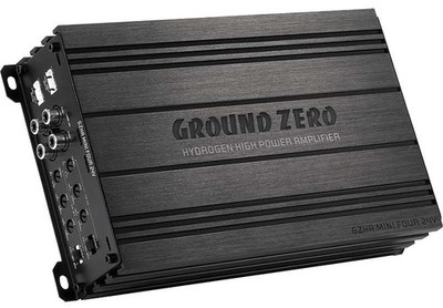 Ground Zero GZHA MINI FOUR 24V 4-Kanal Verstärker 4 x 130 WRMS @ 2 Ohm