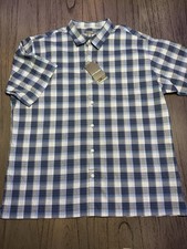 van heusen dress shirt Size XL 17- 17 1/2 Multicolor Short Sleeve