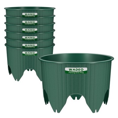 7Inch Planting Grow Rings  6 PCS for Deep Root Watering Veggies & Herbs