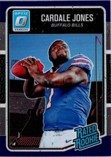 2016 Donruss Optic #155 Cardale Jones Purple Prizm Rated Rookie RC Bills OSU