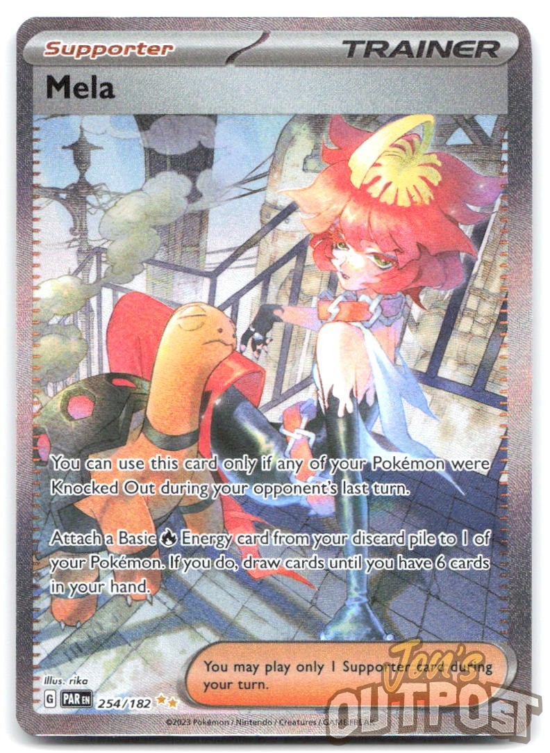 Mela 254/182 Special Illustration Rare Paradox Rift Pokemon NM