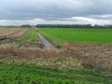 Photo 6x4 Drainage Ditch Brandon Bank Drainage ditch near to Brandon Bank c2017