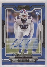 2021 Playbook Rookie Gold Signatures 84/99 Carlos Basham Jr Boogie #167 Auto ld5