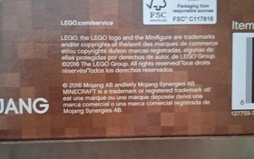 Sealed, 2016 LEGO MINECRAFT 21123 The Iron Golem - 208 pcs - Retired -NEW