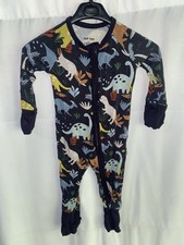 Little Sleepies Dinosaurs Bamboo Zippy Sleeper 0-3 Months