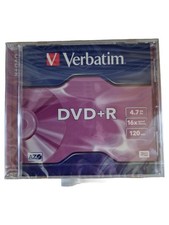 Verbatim DVD+R Rohling 4.7GB 16x Speed 120min Mehrfarbig