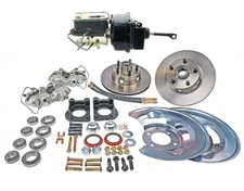 JEGS 631468 Front Premium Complete Power Disc Brake Conversion Kit 1964 1/2-1966