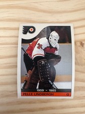 1985-86 O-Pee-Chee #110 Pelle Lindbergh Mem. - Philadelphia Flyers (invM10)