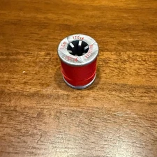 Vintage Mölnlycke Red Polyester Sewing Thread Spool (120 Yds) Color #343