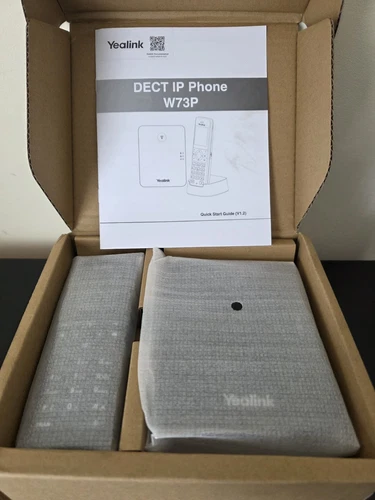 Brand New Yealink W73P Cordless VoIP DECT System - W70B with W73H