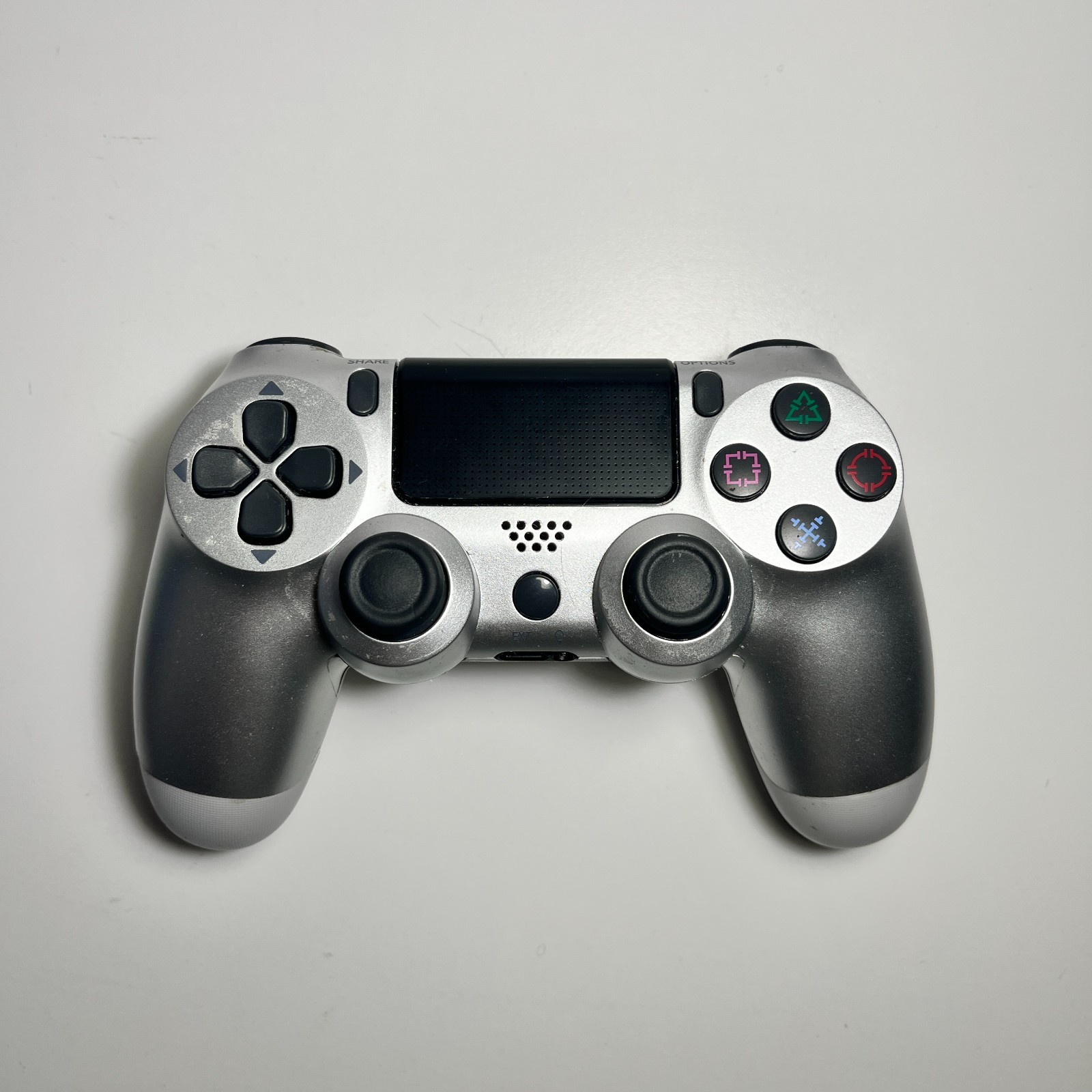 Controller per Sony PS4 Playstation 4 Argento/Bianco - Funzionante, Ottimo Stato