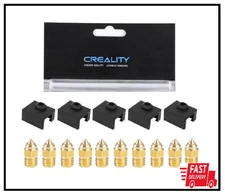 Creality Original 5Pcs Ender 3 S1/Ender 3 S1 Pro Silicone Sock and 10Pcs 0.4Mm N