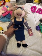 RARE Jim Henson Miss Piggy Plush Muppet Doll By Catric Inc 15" Tall 2003
