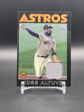 2021 Topps #86R-JA Jose Altuve 1986 Topps Anniversary Relics Black /199