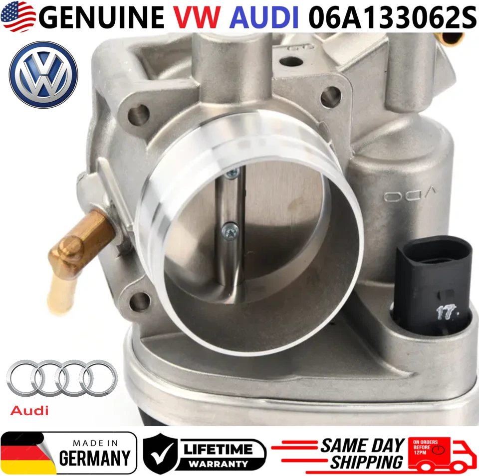 ПОДЛИННЫЙ корпус дроссельной заслонки для 2004-2010 Volkswagen Golf Beetle Jetta 2,0 л 06A133062S - Изображение 3 из 4