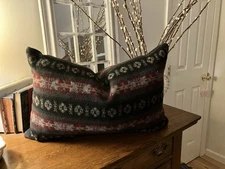 Ralph Lauren Pendle Hill, Fairisle Nordic Lumbar Pillow, 21”x14”, Feather Insert