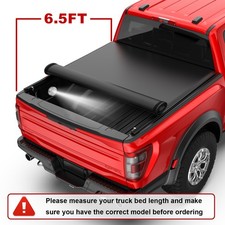 6.5ft Bed Truck Tonneau Cover For 1997-2004 Dodge Dakota Roll Up Waterproof