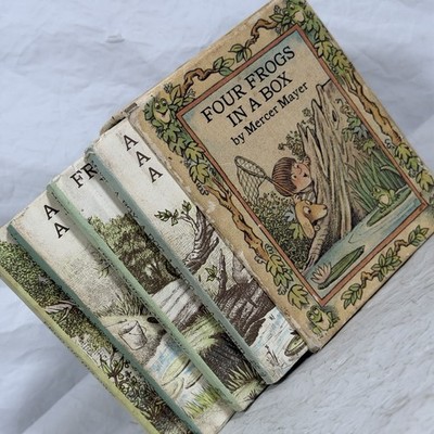 Four Frogs In A Box By Mercer Mayer (Hardcover, Small Book Box Set)