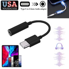 USB Type C to 3.5mm Headphone Audio Adapter Cable For Galaxy S21 S20 Note 20 10 
